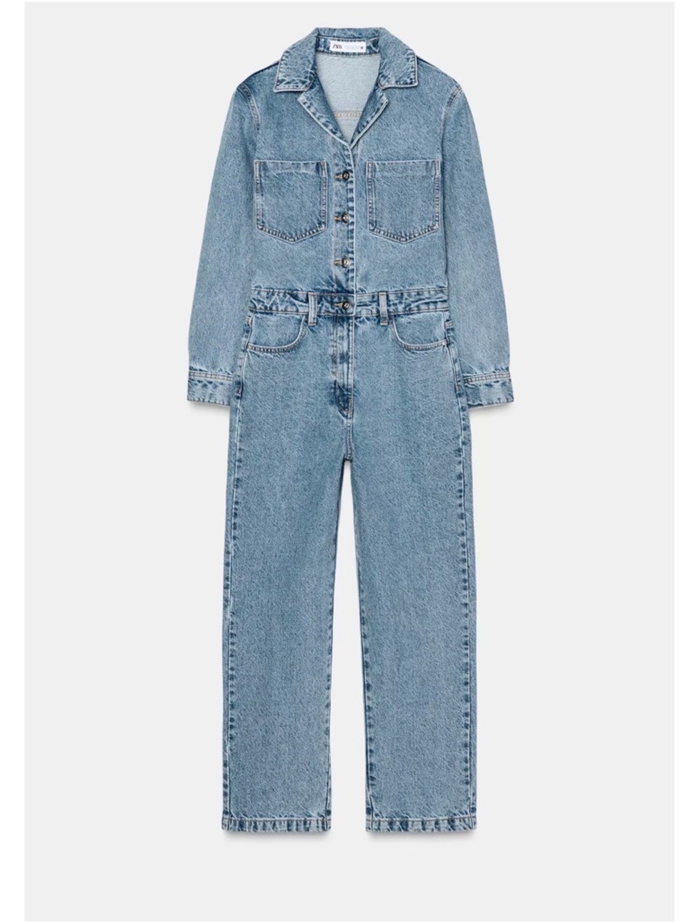Zara denim utility jumpsuit Size Size S